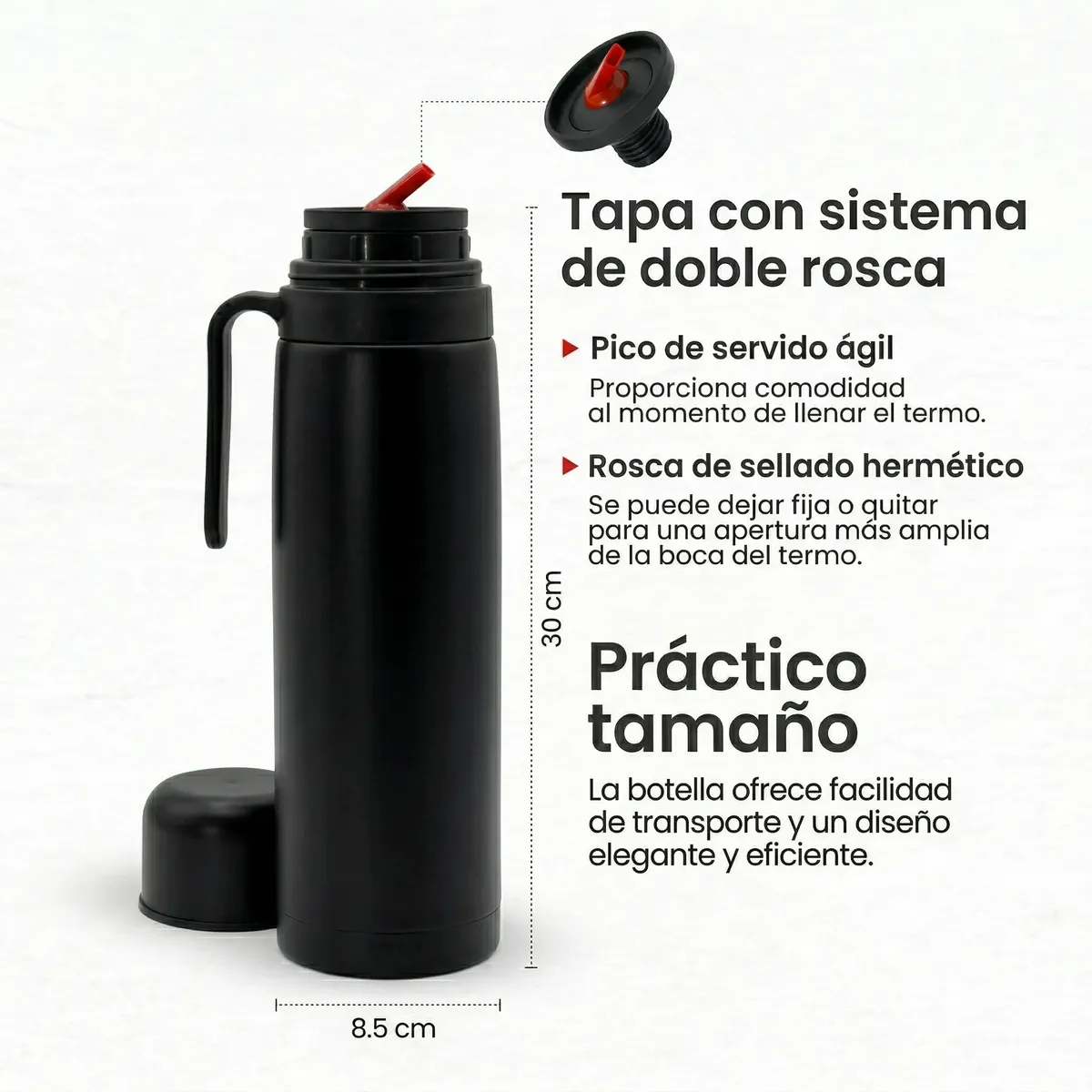 Termo Media Manija Acero Inox 1lt + Envío Gratis - Image 4