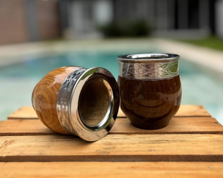 Mate Imperial Algarrobo Acero Inox Laqueado + Envío Gratis