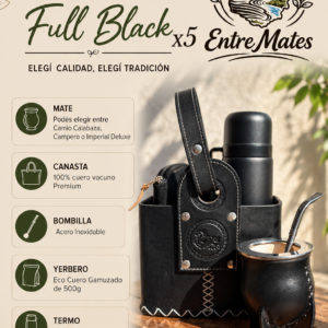 Set Full Black + Envío Gratis