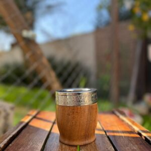 Mate Imperial Algarrobo Acero Inox + Envío Gratis
