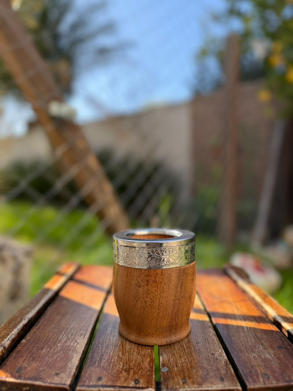 Mate Imperial Algarrobo Acero Inox + Envío Gratis - Imagen 2