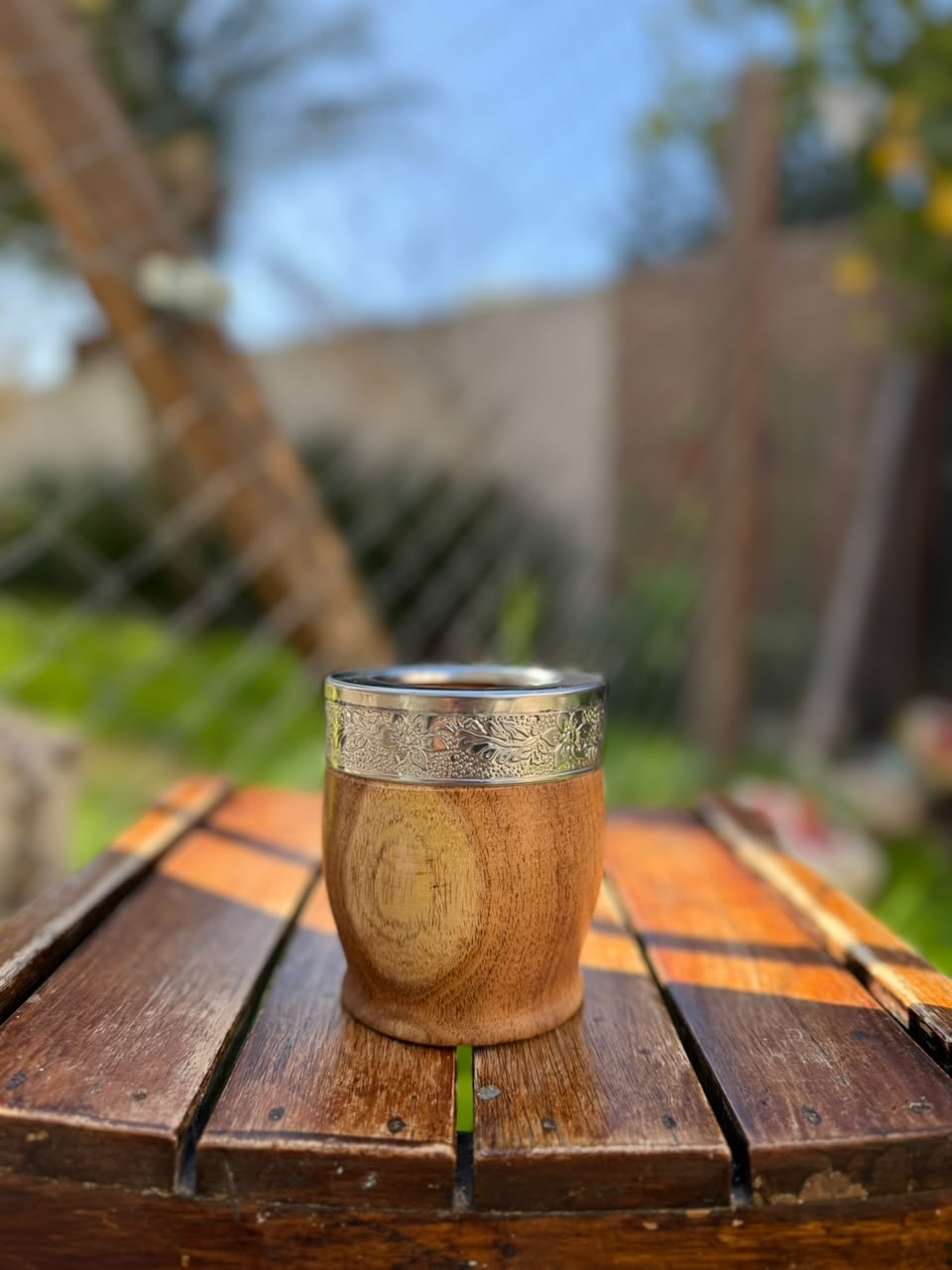 Mate Imperial Algarrobo Acero Inox + Envío Gratis - Imagen 3