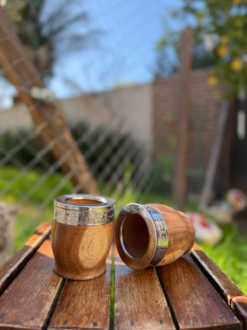Mate Imperial Algarrobo Acero Inox + Envío Gratis - Imagen 4