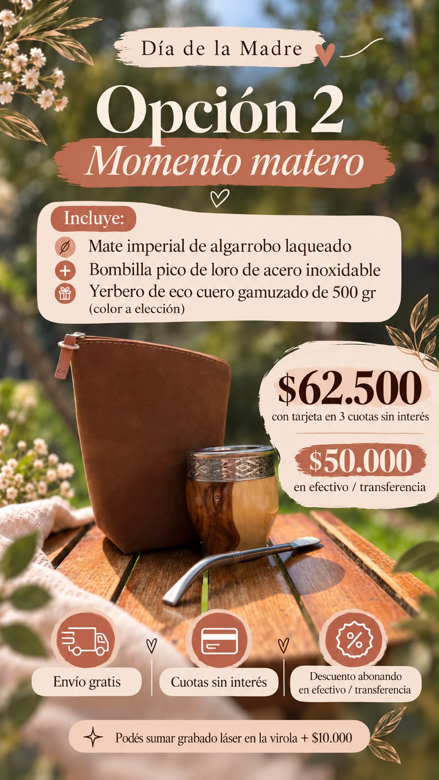 Opción 2 (Momento Matero) + Envío Gratis